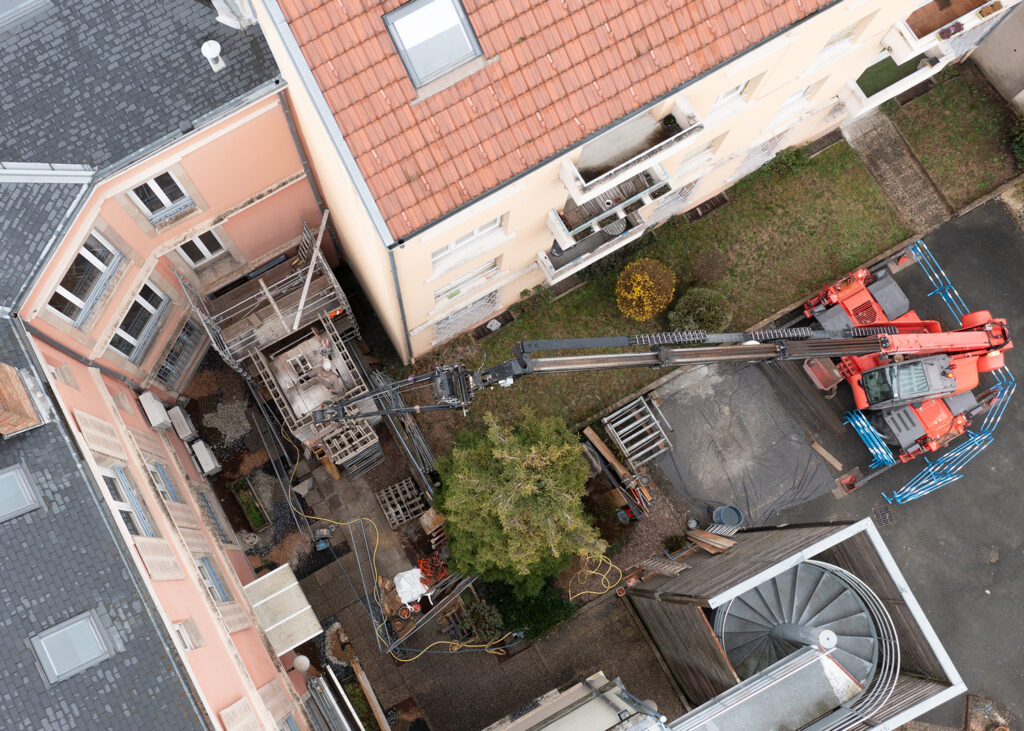 Création d'un ascenseur et WC PMR - Belfort